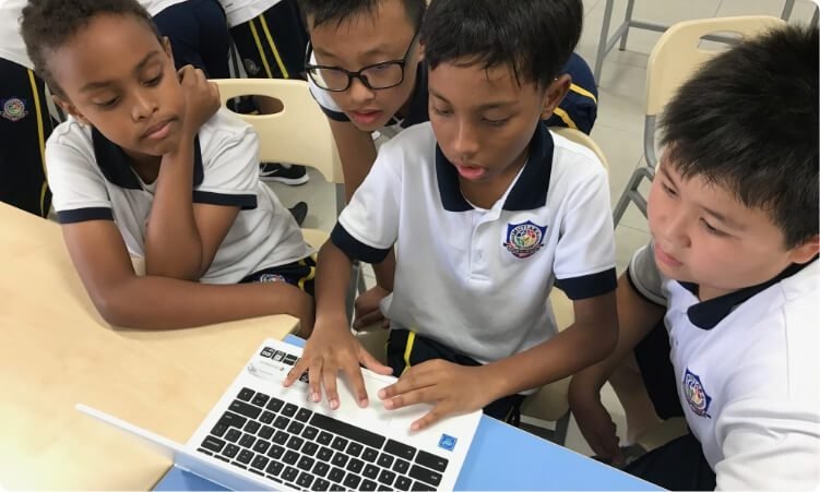 junior-school-remote-learning-website-button-image-cta-template