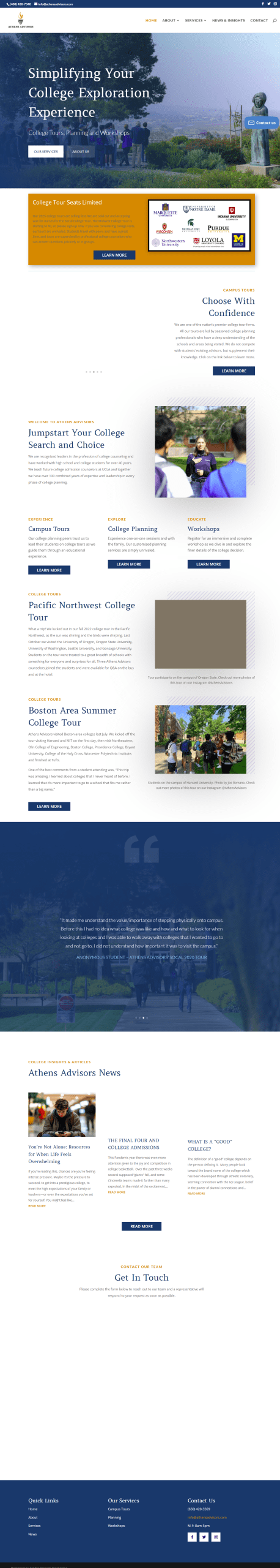 WordPress School Management  Website