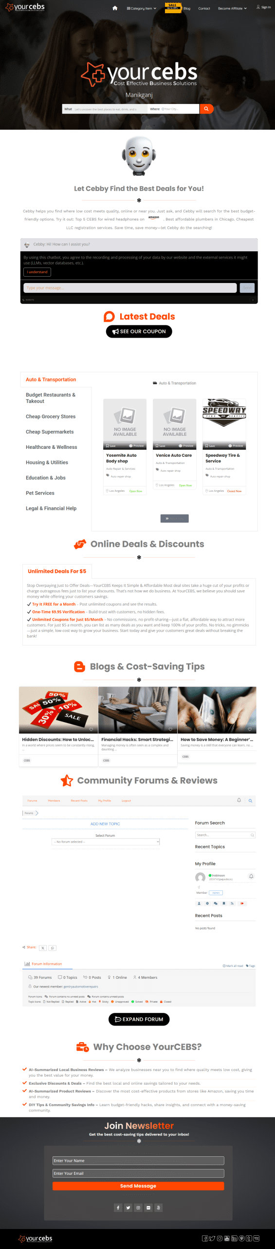 WordPress Directory Website